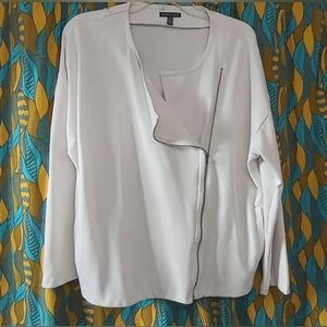 Eileen Fisher Knit Moto Jacket XL